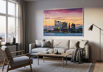 Wall Art | Elbphilharmonie and Michel in Hamburg