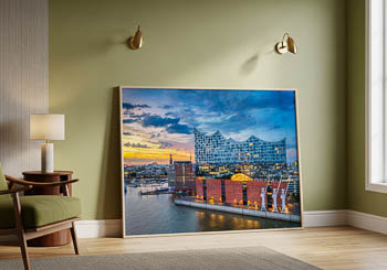 Wall Art | Elbphilharmonie in Hamburg at night