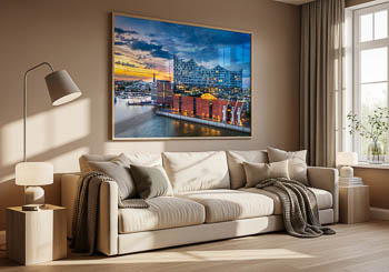 Wall Art | Elbphilharmonie in Hamburg at night