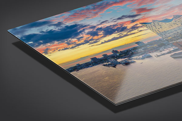 Acrylglas | Sonnenuntergang an der Elbphilharmonie in Hamburg