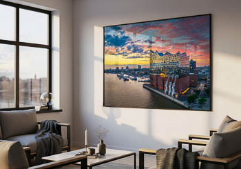 Wall Art | Sunset at Elbphilharmonie in Hamburg