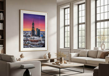 Wall Art | Michel (St. Michael's church) in Hamburg