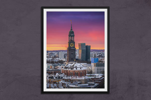 Poster / Kunstdruck | Michel (St. Michaelis Kirche) in Hamburg