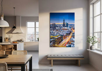 Wandbild | Michel (St. Michaelis Kirche) in Hamburg