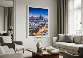 Wall Art | Michel (St. Michael's church) in Hamburg