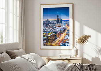 Wall Art | Michel (St. Michael's church) in Hamburg