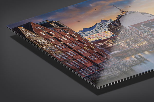 Acrylic Glass | Nikolaifleet and Elbphilharmonie in Hamburg