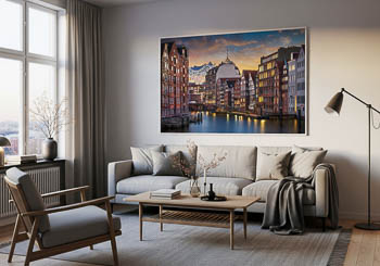 Wall Art | Nikolaifleet and Elbphilharmonie in Hamburg