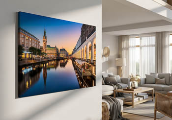 Wall Art | Sunset at the Town Hall in Hamburg