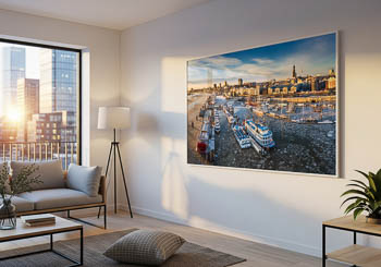 Wall Art | Floating ice on the Elbe river in Hamburg