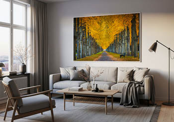 Wandbild | Herrenhäuser Gärten in Hannover im Herbst