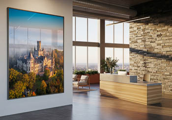 Wall Art | Marienburg Castle on a foggy morning