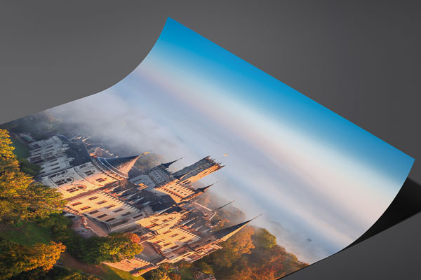 Fine Art Print | Marienburg Castle on a foggy morning