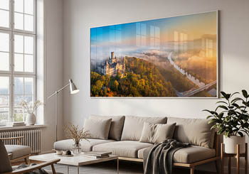 Wall Art | Marienburg Castle on a foggy morning