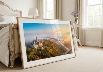 Wall Art | Marienburg Castle on a foggy morning