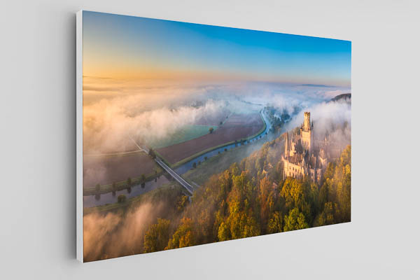 Canvas | Marienburg Castle on a foggy morning