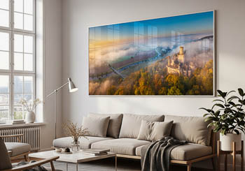 Wall Art | Marienburg Castle on a foggy morning