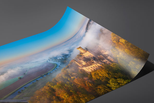 Fine Art Print | Marienburg Castle on a foggy morning