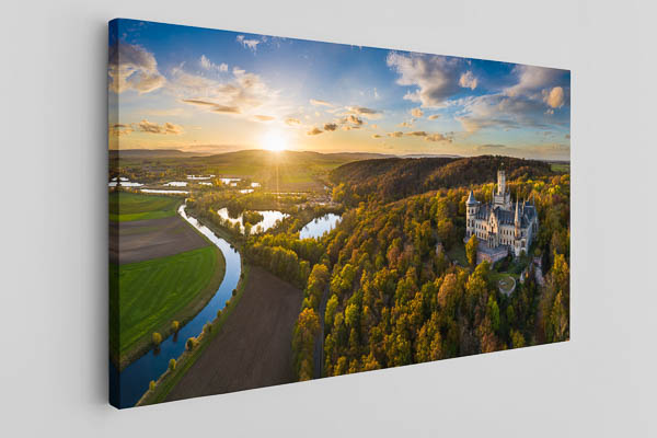 Canvas | Autumn sunset at the Marienburg Castle