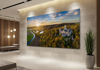 Wandbild | Sonnenuntergang am Schloss Marienburg