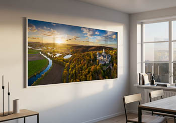 Wandbild | Sonnenuntergang am Schloss Marienburg