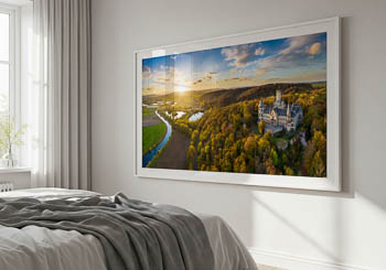 Wandbild | Sonnenuntergang am Schloss Marienburg