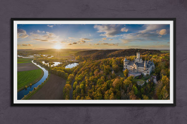 Fine Art Print | Autumn sunset at the Marienburg Castle