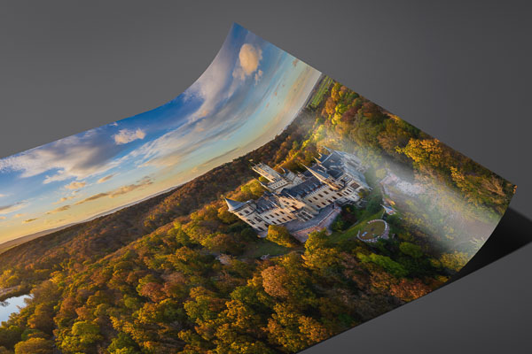 Fine Art Print | Autumn sunset at the Marienburg Castle