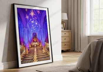 Wall Art | Christmas illumination in the Marktkirche in Hannover