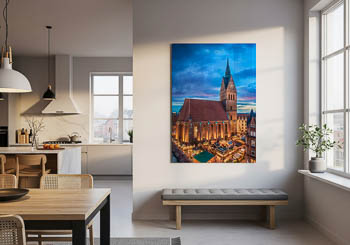 Wall Art | Christmas market in Hannover