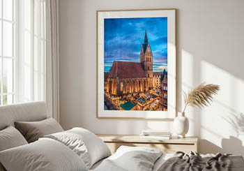 Wall Art | Christmas market in Hannover