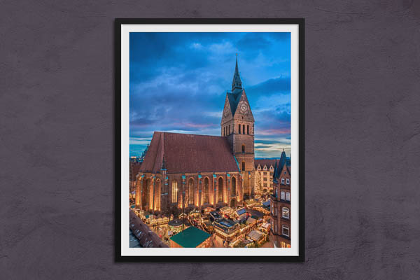 Poster / Kunstdruck | Weihnachtsmarkt in Hannover