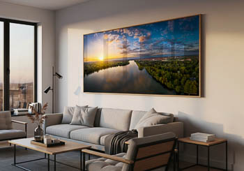 Wall Art | Panorama of the Maschsee lake in Hannover