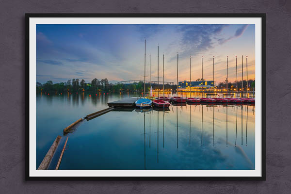 Fine Art Print | Boats on the Maschsee in Hannover