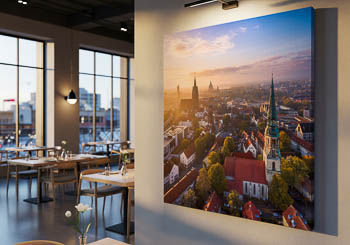 Wall Art | Old town of Hannover from above