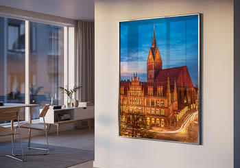 Wandbild | Altes Rathaus und Marktkirche in Hannover