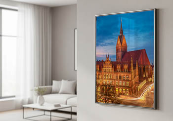 Wall Art | Old Town Hall and Marktkirche in Hannover