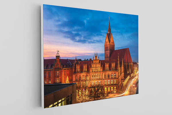 Canvas | Old Town Hall and Marktkirche in Hannover
