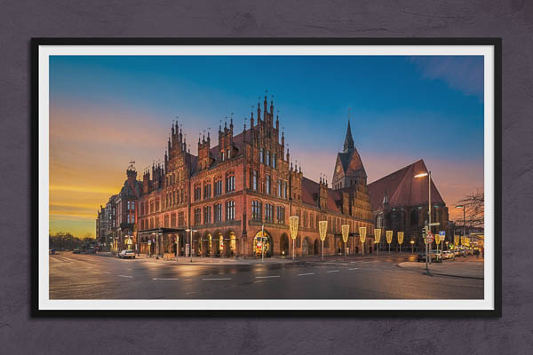 Poster / Kunstdruck | Altes Rathaus von Hannover