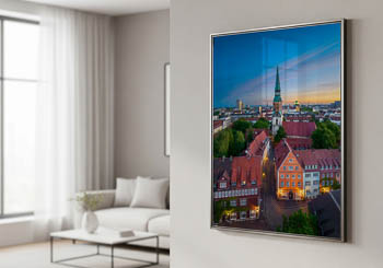 Wandbild | Altstadt von Hannover mit Kreuzkirche