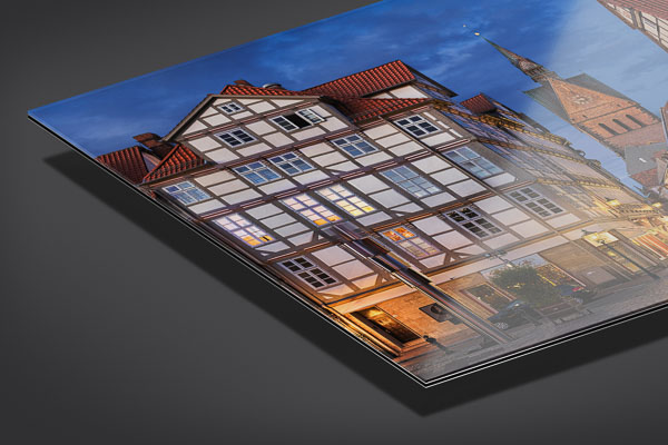 Acrylic Glass | Old town of Hannover at night
