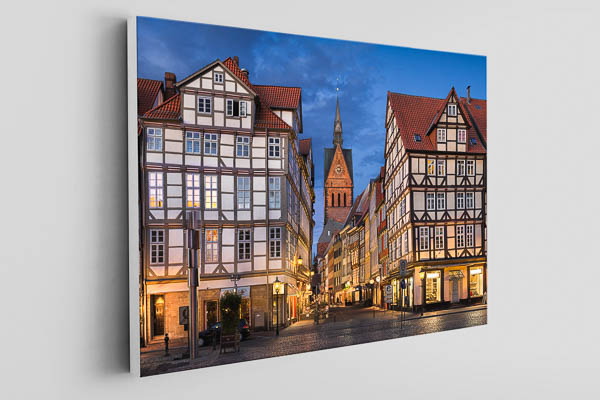 Canvas | Old town of Hannover at night
