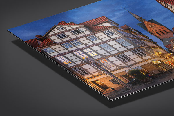 Metal Print | Old town of Hannover at night