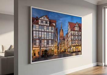 Wandbild | Altstadt von Hannover bei Nacht