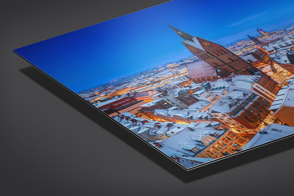Alu-Dibond | Winterliche Skyline von Hannover