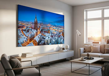 Wandbild | Winterliche Skyline von Hannover