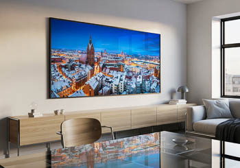 Wandbild | Winterliche Skyline von Hannover