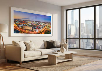 Wandbild | Skyline von Hannover bei Nacht