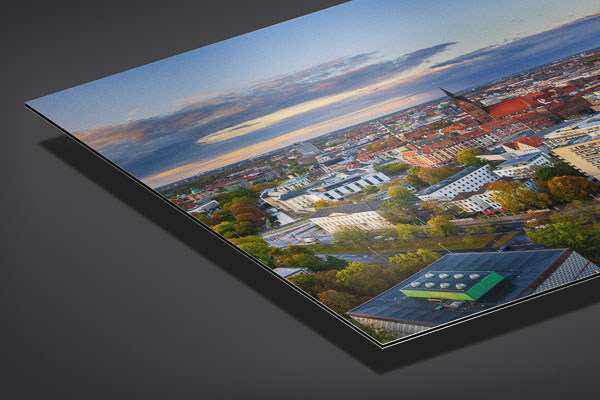 Alu-Dibond | Skyline von Hannover bei Sonnenuntergang