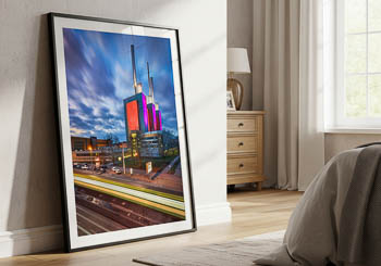 Wall Art | Night at the Linden power station in Hannover